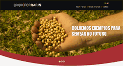 Desktop Screenshot of grupoferrarin.com.br